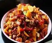 新疆风味大盘鸡