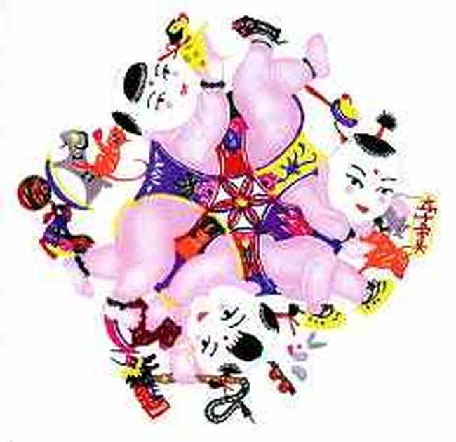 张家口特产 蔚县剪纸,图二