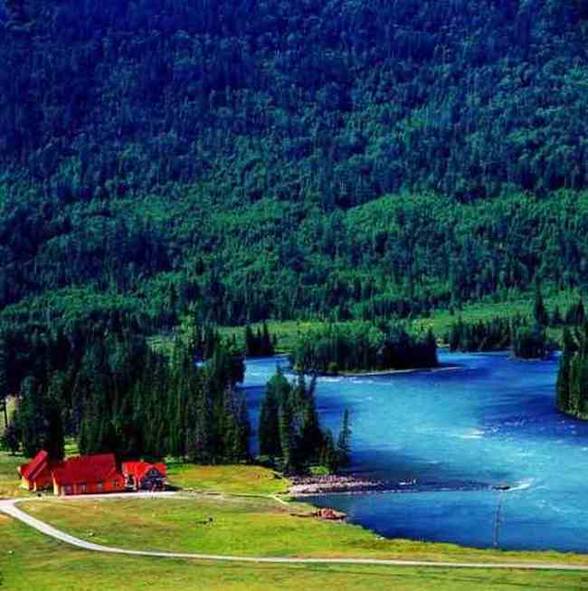 喀纳斯之神仙湾,图一