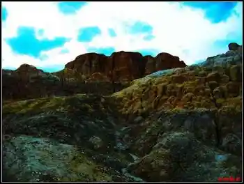 狂风劲刮斑斓河滩五彩滩,图十