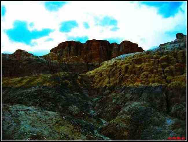 狂风劲刮斑斓河滩五彩滩,图十