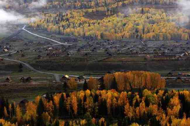 北疆仙境云雾禾木,图九