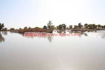 罗布人村寨二,图一