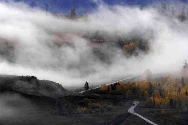 北疆仙境云雾禾木,图二