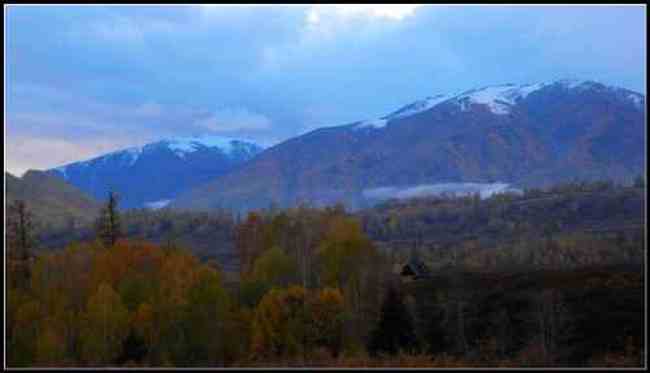 神的自留地--冷暖色的禾木,图八