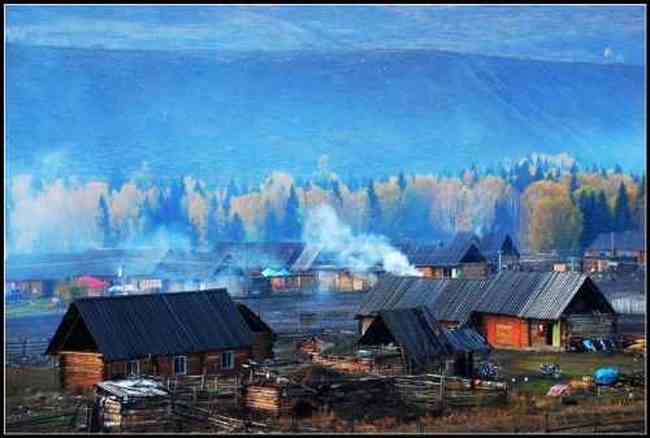 神的自留地--冷暖色的禾木,图十五