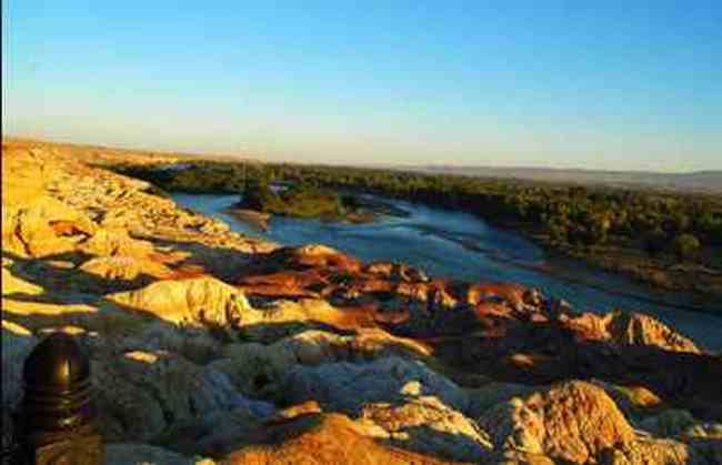 五彩滩观日落,五彩滩晚霞,图四