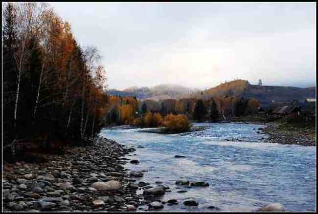 神的自留地--冷暖色的禾木,图五