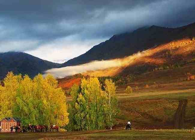最想回忆的喀纳斯-红叶飘飞的日子,图十七