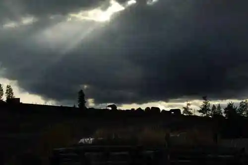 白哈巴西边的太阳落山岗