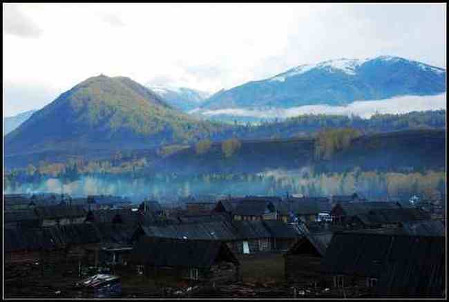 神的自留地--冷暖色的禾木,图十