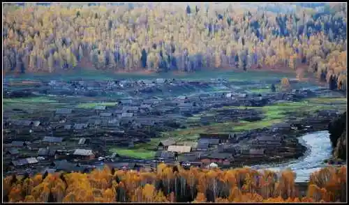 神的自留地--冷暖色的禾木