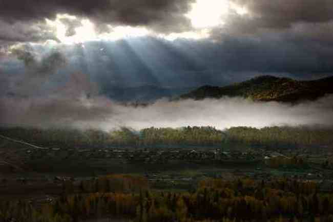 北疆仙境云雾禾木,图七