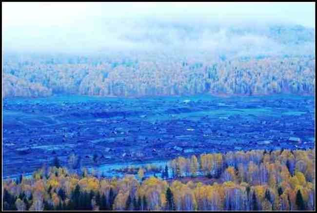 神的自留地--冷暖色的禾木,图十六