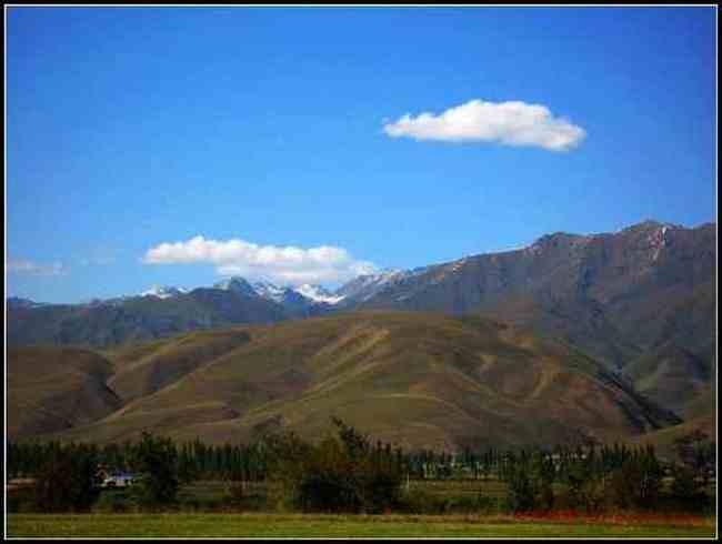 我拍的草原和少女那拉提,图一