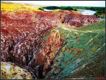 狂风劲刮斑斓河滩五彩滩,图八