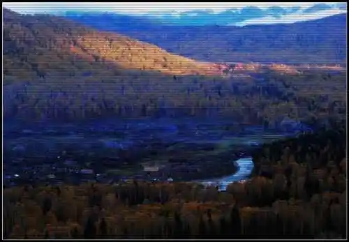 神的自留地--冷暖色的禾木