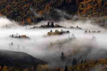 北疆仙境云雾禾木,图三