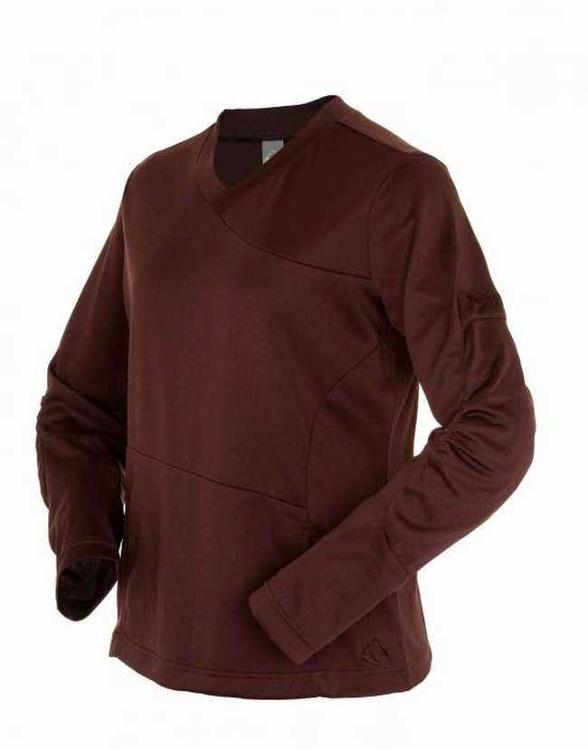 女装亚丁快干V领长T恤