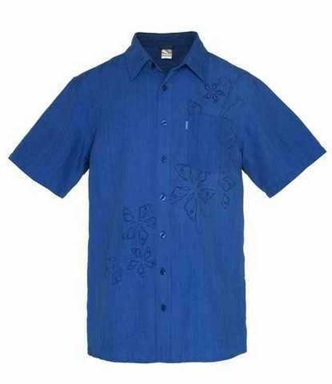 風馬旗短袖快干襯衫	