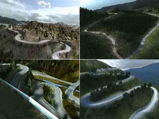 这里的道路很危险山区自驾游八事需注意