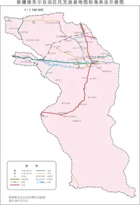 新疆托克逊县地图