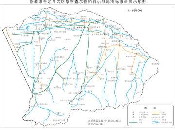 新疆察布查尔县地图,图二