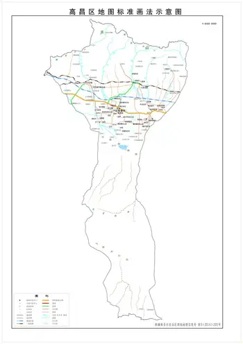 新疆吐鲁番市地图,图五