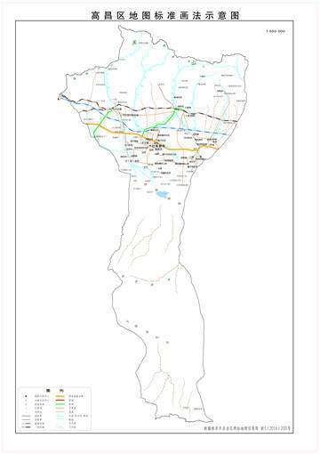 新疆吐鲁番市地图,图五