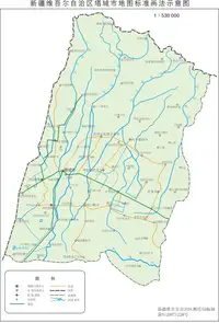 新疆塔城市地图