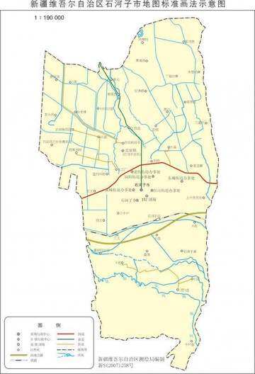 新疆石河子市地图