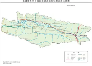 新疆新源县地图