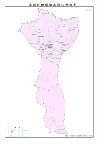 新疆吐鲁番市地图,图六
