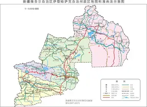 新疆伊犁州政区地图