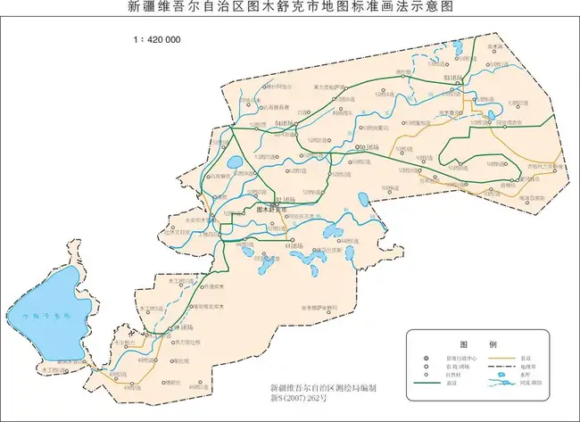 新疆图木舒克市地图