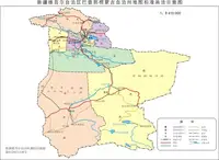 新疆巴音郭楞蒙古自治州政区地图