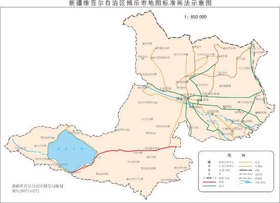 新疆博乐市地图