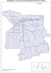 新疆特克斯县地图