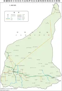 新疆木垒县地图