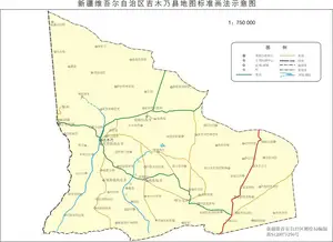新疆吉木乃县地图