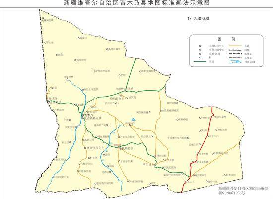 新疆吉木乃县地图
