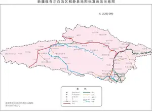 新疆和静县地图