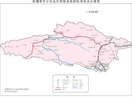 新疆和静县地图