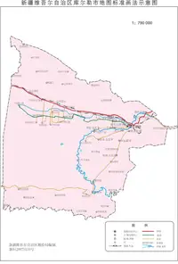 新疆库尔勒市地图