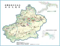 新疆旅游交通地图