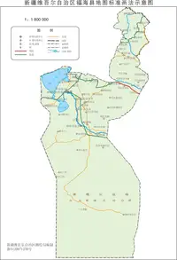 新疆福海县地图