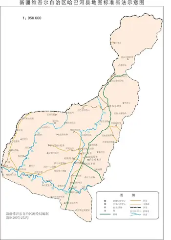 新疆哈巴河县地图