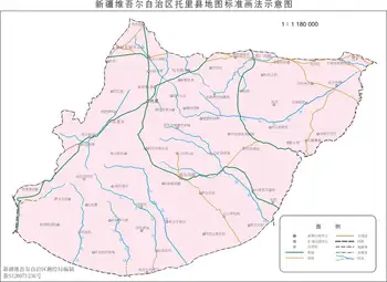 新疆托里县地图