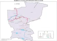 新疆若羌县地图