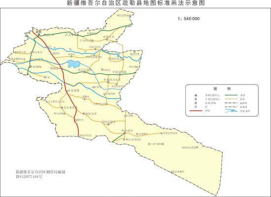 新疆疏勒县地图